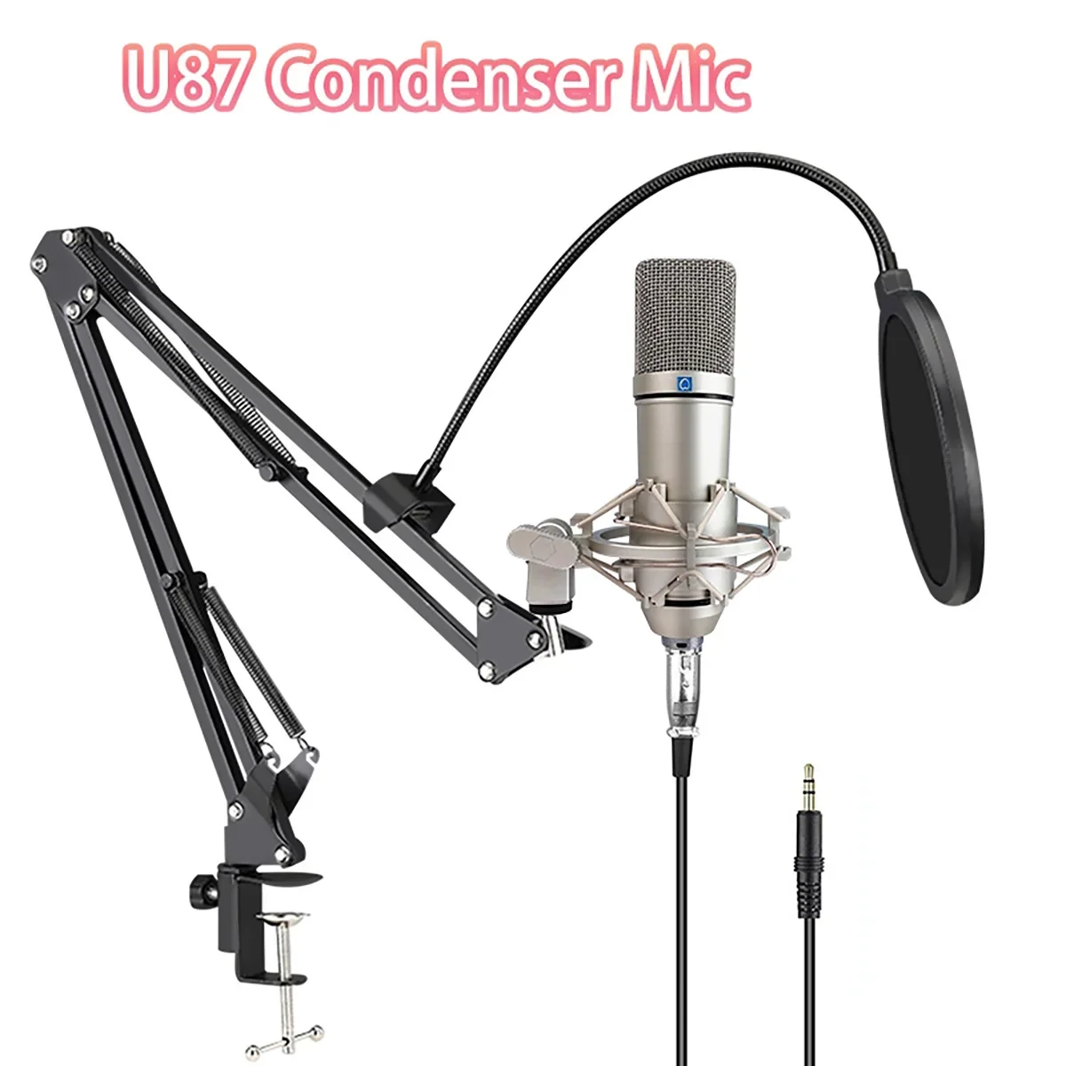 F999 Sound Card Set Professional Audio 48V Condenser Mic Studio
