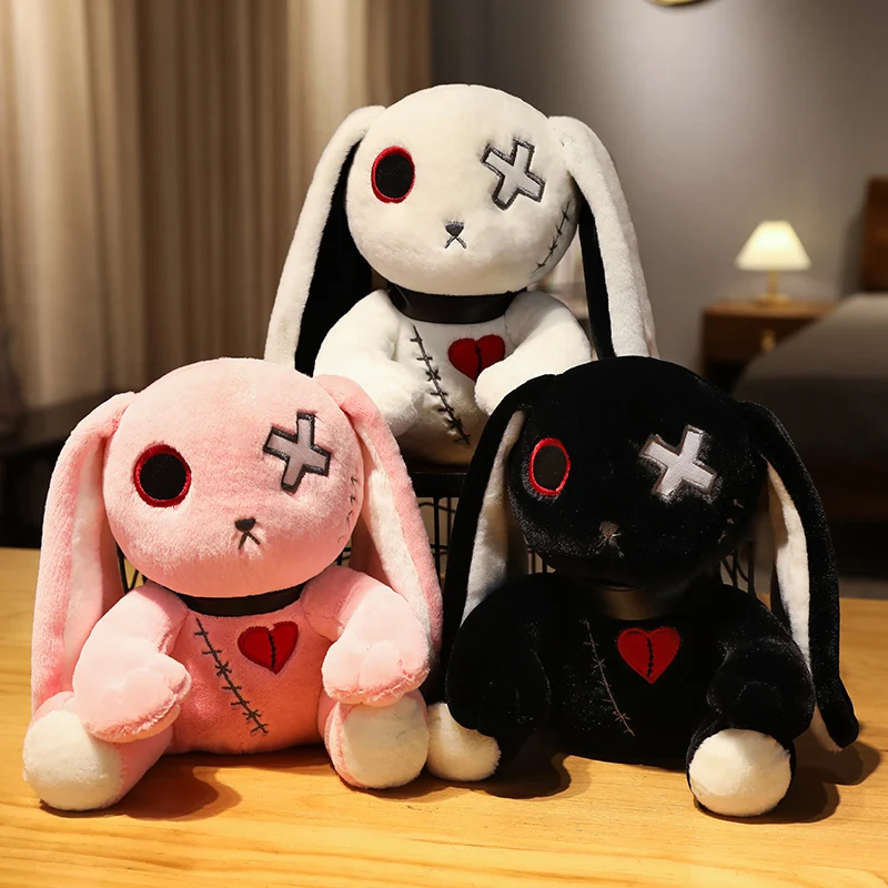 Dark Series Plush Rabbit Toy Pentacle Moon Vampire Doll Stuffed Gothic Rock  Style Bunny Halloween Plush Kids Toy Home Decor - AliExpress