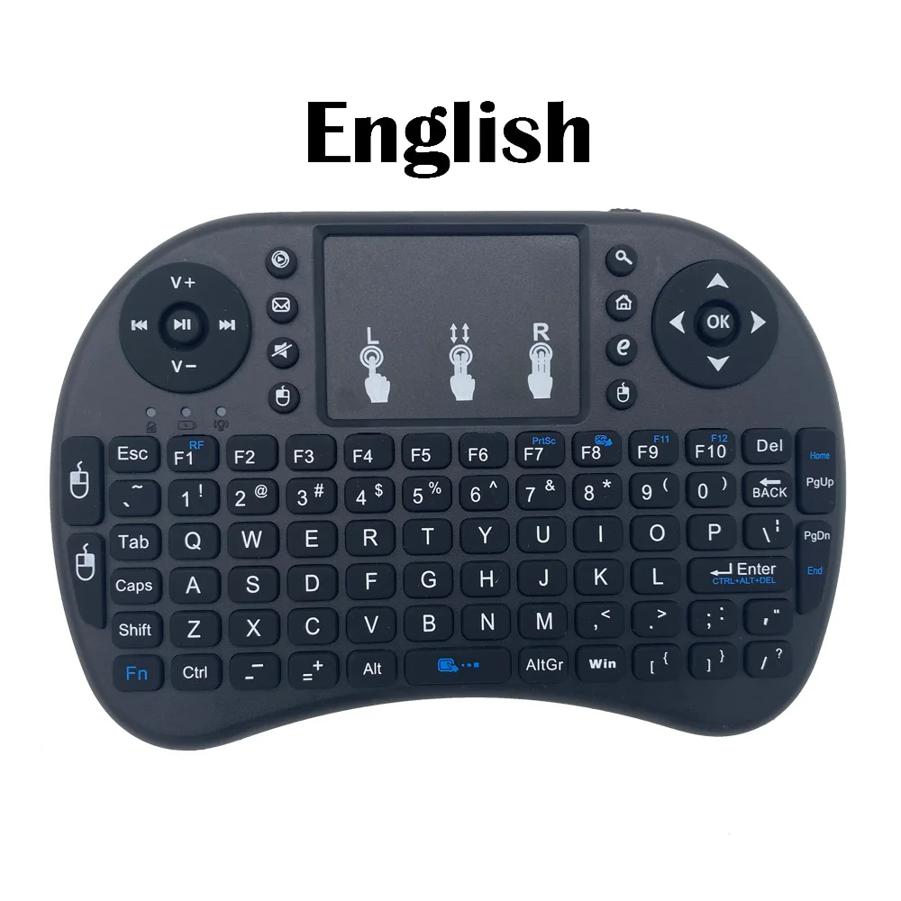 Compact Wireless Touch Keyboard with Air Mouse Functionality – Multilingual Edition