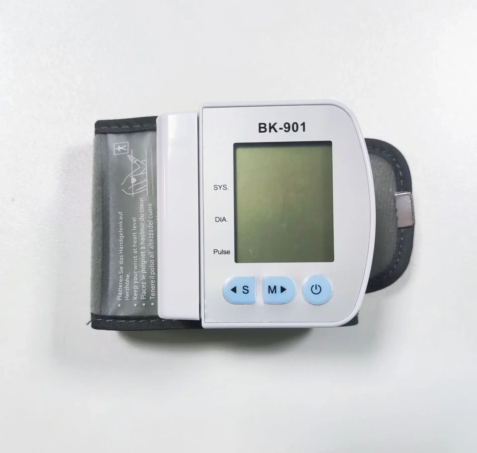 Description Picture 6 of itemSmart LCD Screen English Voice Broadcast Wrist Blood Pressure Monitor Digital Automatic BP Tonometer Heart Rate Sphygmomanometer