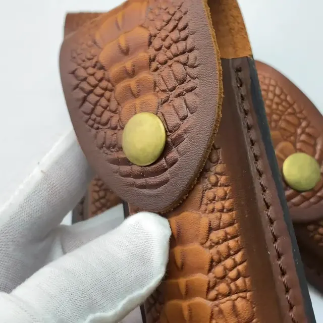 Porte-fouet Ceinture Lot De 4 étuis à Fouets En Cuir Ghzste - Noir Et Marron, 13.8cm - Équitation étuis Ceinture Fouets Cavalier