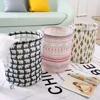 Dirty Cloth Basket Folding Toy Cloth Storage Basket Storage Bucket Washing Basket Household Fabric Art Storage Basket Bag Cute 6