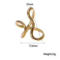 Stainless Steel Gold Color Rings for Women Men 2024 Colorfast Popular Party Personalized Exaggerated Charms Jewelry Gifts - Image 6