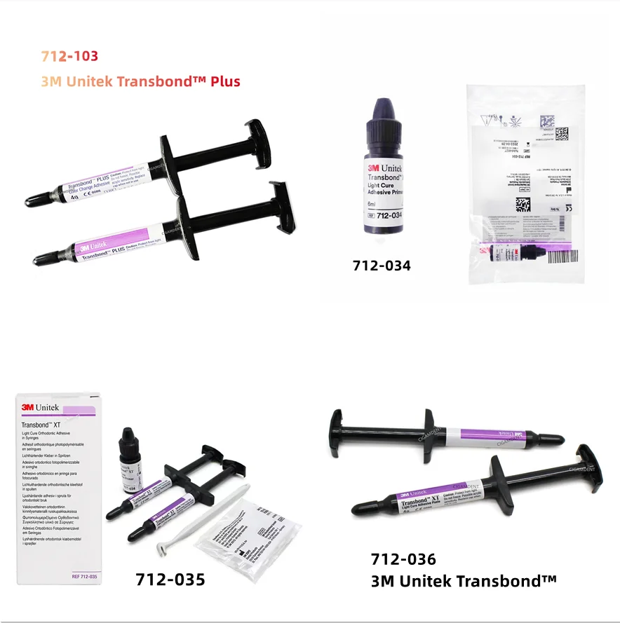 Dental Light Cure Bond Adhesive Bracket Brace Bonding 3M Transbond XT