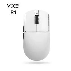 VXE Wireless Gaming Mouse - Ultra - Light with Smart Speed and Enhanced Precision (R1 white)