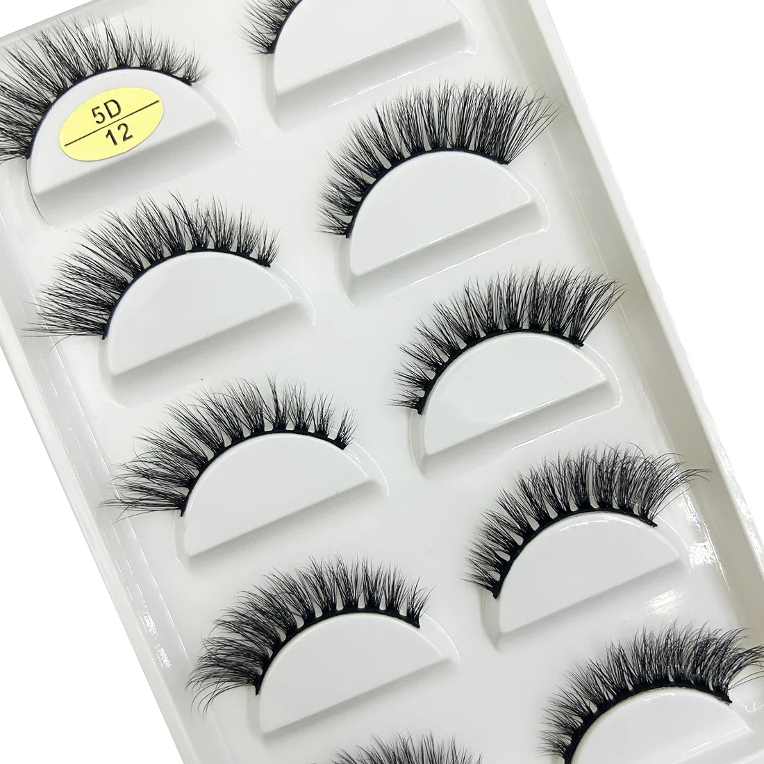 Natural 3D Mink False Eyelashes, Soft Wispy, Fluffy Eye Faux Lashes, Make Up Eyelash, Beauty Cat Cilios, 5 Pairs, 15 Styles 2