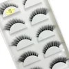 Natural 3D Mink False Eyelashes, Soft Wispy, Fluffy Eye Faux Lashes, Make Up Eyelash, Beauty Cat Cilios, 5 Pairs, 15 Styles 2