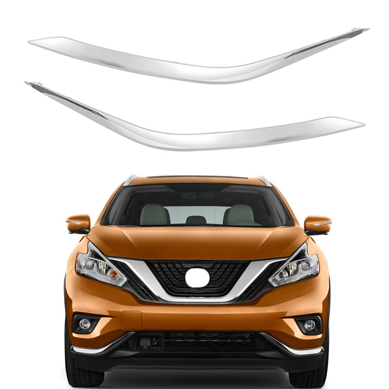 

Хромированный передний бампер для Nissan Murano 2015 2016 2017 2018, нижняя хромированная отделка, формование 62074-5AA2A, автомобильные аксессуары