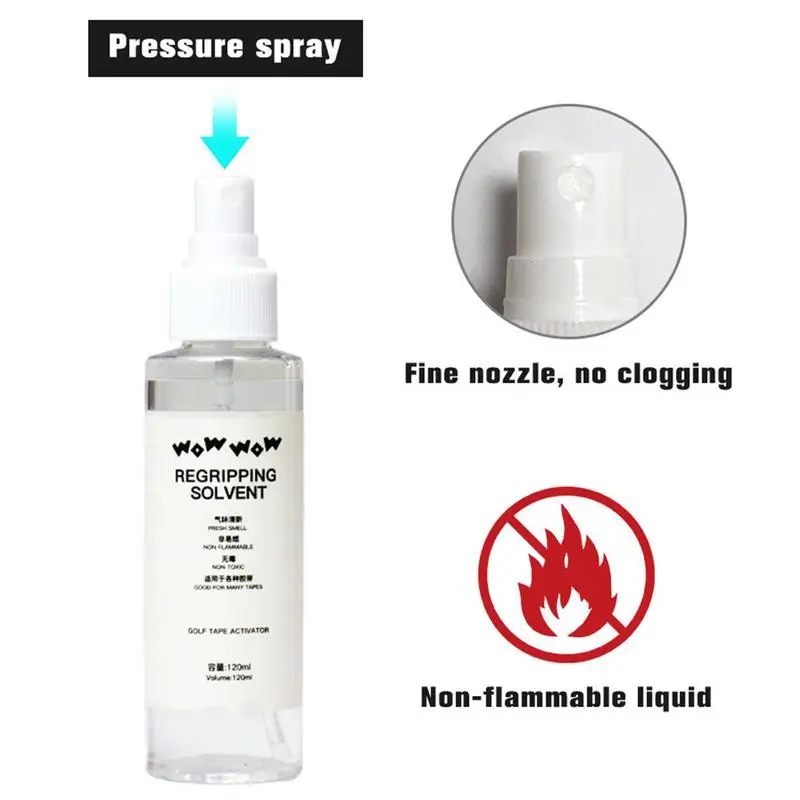 Grip Solvent For Golf Clubs Professional Golf Grip Solvent Regripping Golf Clubs Golf Regripping Solvent For Quick And Easy 3