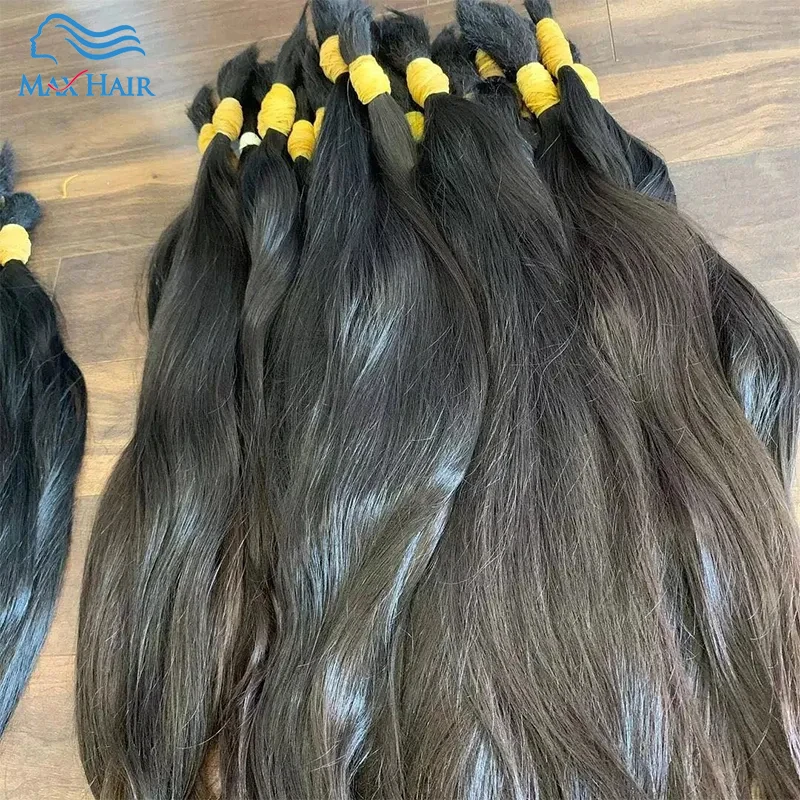 Human Hair Bulk Braiding Hair Natural Human No Weft Unprocessed Vietnamese Extensions Bulk