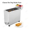 GZZT Commercial Cheese Hot Dog Sticks Fryer Electric/Gas Deep Korean Corn Dog Fryer Machine Korean Mozzarella Maker 21L 1