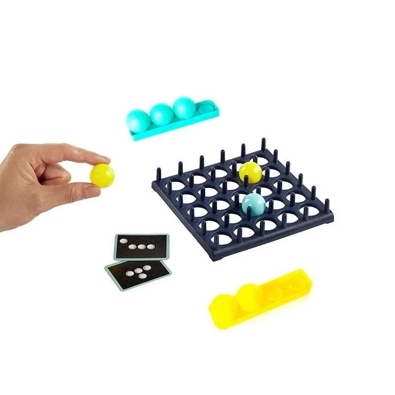 Kids Ball Bouncing Game Parent-child Interaction Board Game Tabletop Pinball Bouncing Ball Toddler Toss Ball Game Fun Party Game