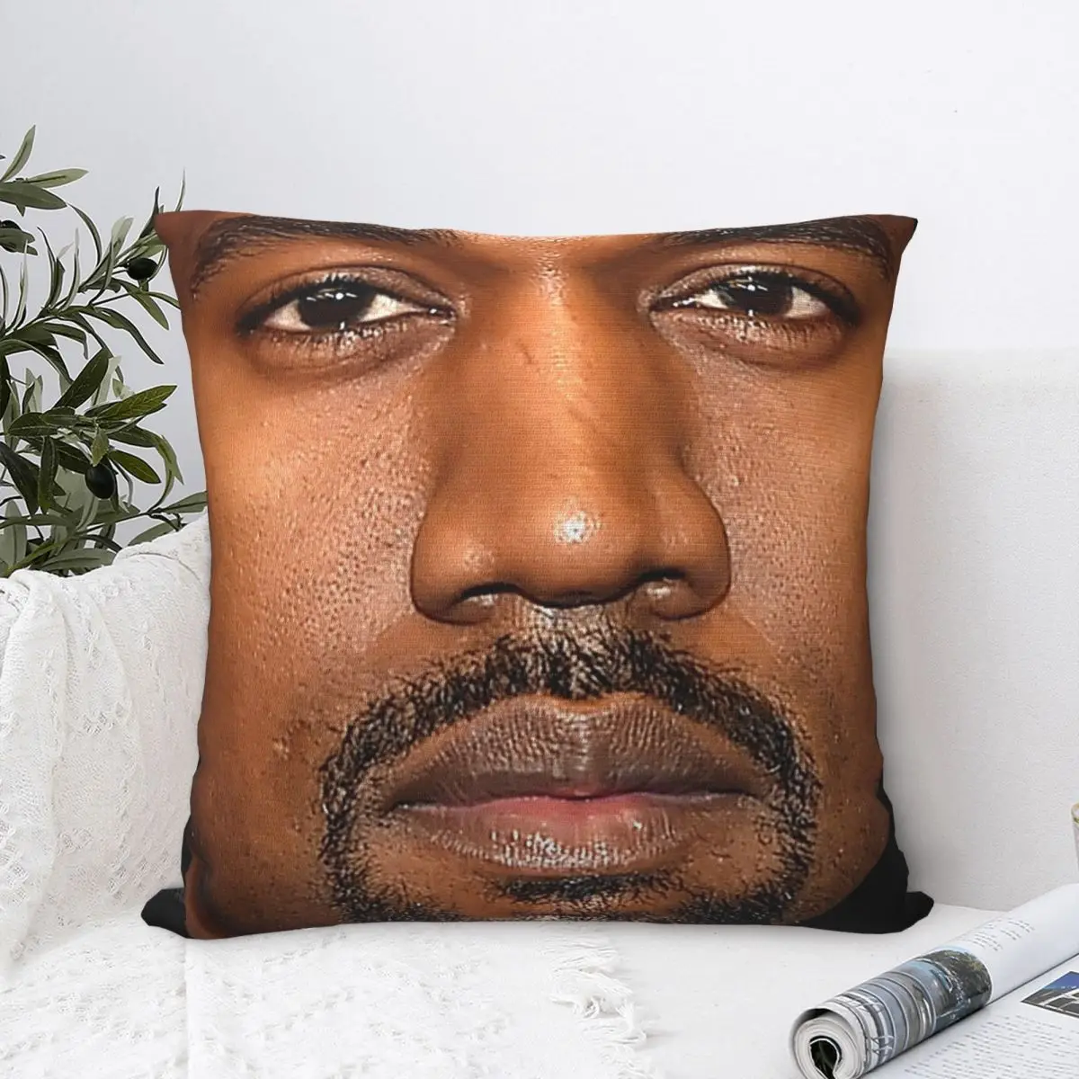 

Kanye West Meme Pillow Cases Cushion Cover Awesome Polyester Decorative Pillowcover for Sofa 40x40cm