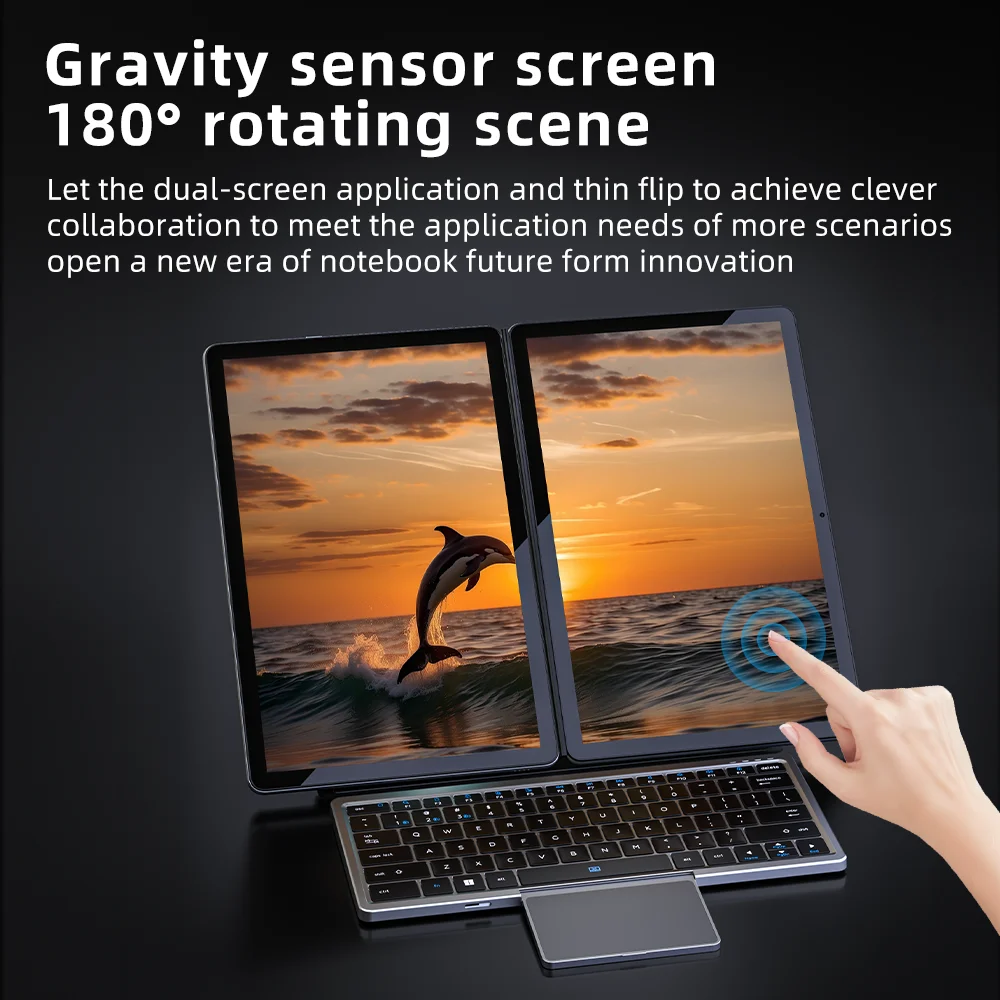 BEEX 휴대용 윈도우 11 넷북, 인텔 i3-1215U, 10.95 인치 터치 디스플레이, 16GB RAM, 1TB SSD, 사무실 및 학교에 적합