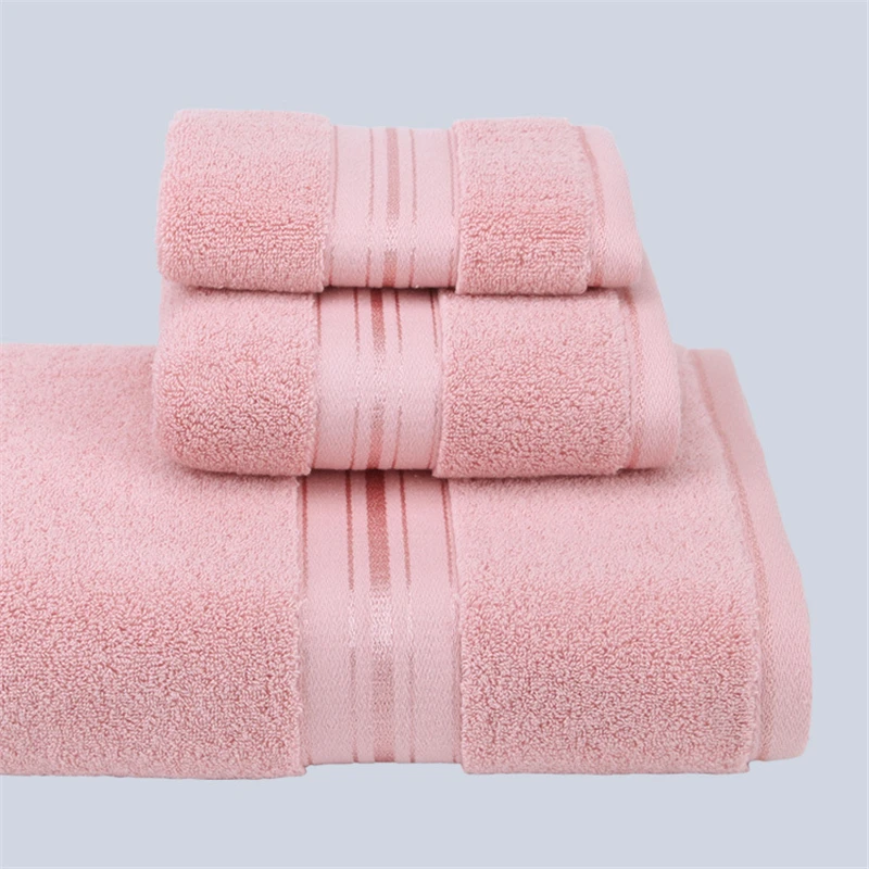 Women Men Adults Child 3 Pieces Bath Towel Set Large Face Hand Luxury 100 Cotton 70*140 35*75 CM bath towels,cotton towel,cotton face towels