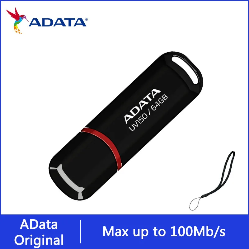 Adata Usb 3.2 Auv150 Mini Pen Drive 32gb 64gb 128gb Usb Flash Drive
