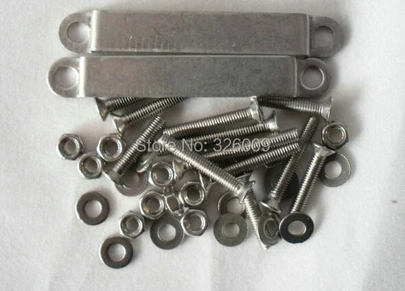 Water Cooling Cold Plate Kit with Stainless Steel Snap Fasteners – 1 Pair (14 pcs Total)