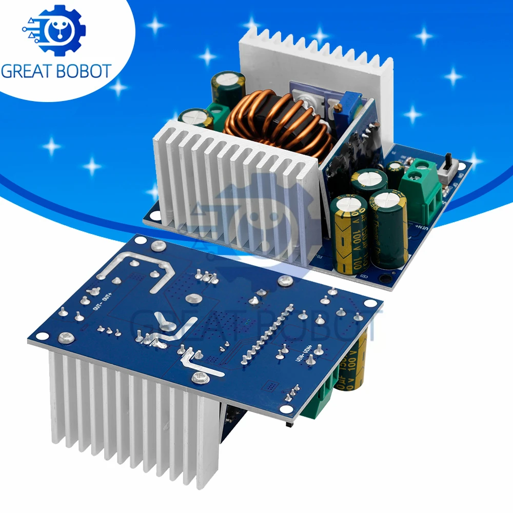 500W 18A Adjustable Power Supply Module DC-DC Step Down Buck Converter ...