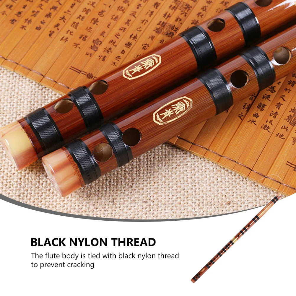 

Bamboo Flute Student Wooden Introductory Beginners Chinese Traditional Instrument
