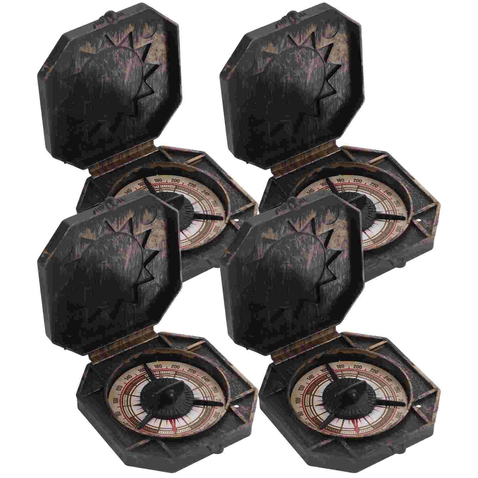 Compass Toy Gift Kids For Decoration Christmas Pirate Captain Vintage Halloween Party waterproof compass mini compass navigation compass portable compass geological compass survival compass