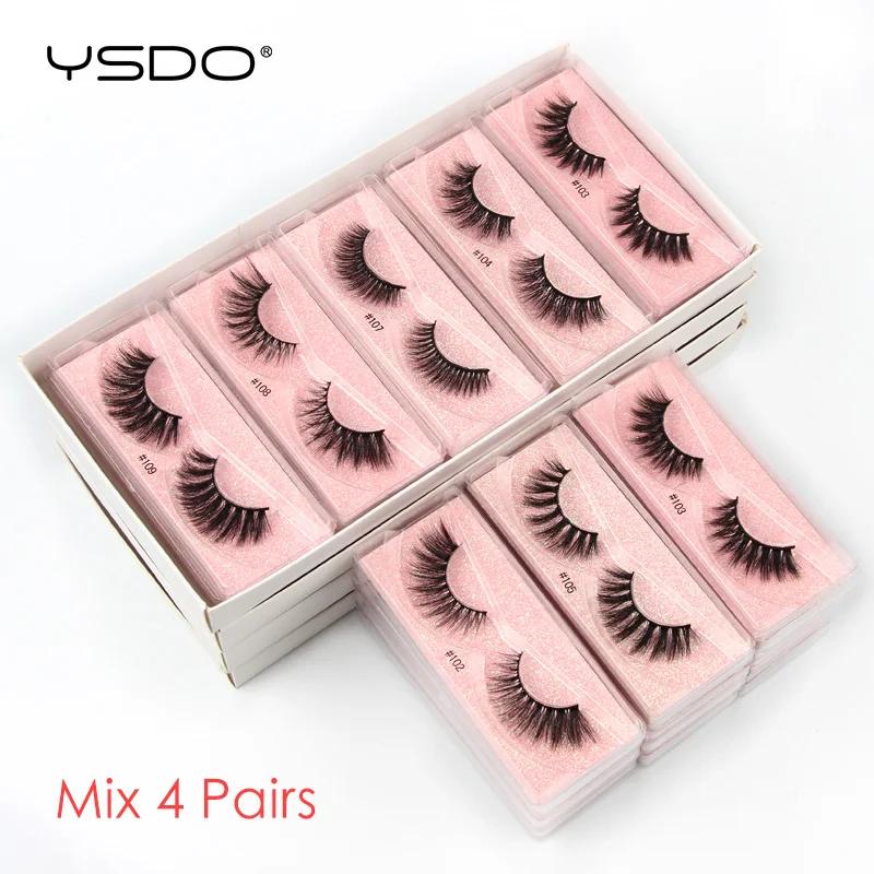 4 Pairs PINK