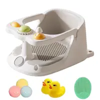 Bathing Chair for Babies Suction Cups Bathtub Chair Non Slip Portable Toddler Safety Bath Tub Chair Babies Shower Essential