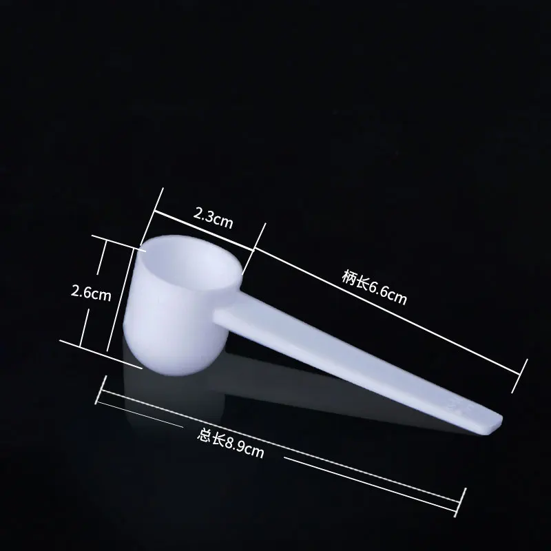 Plastic Scoop 5 Gram PP Measuring Spoon 1ML Measure Tool 600Pcs