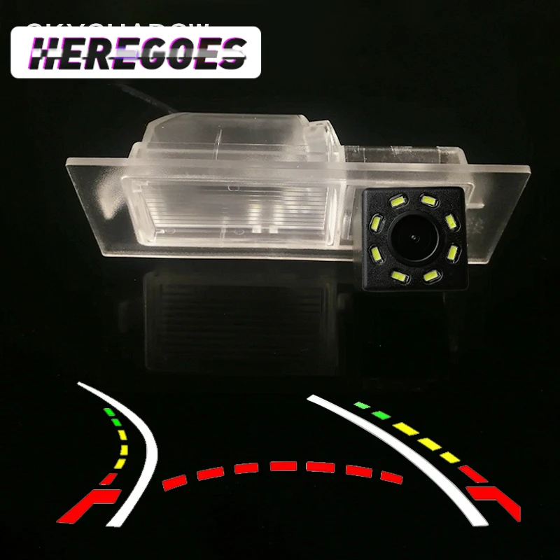 

For Jeep Renegade 2015 2016 2017 Wireless Car CCD Rear view waterproof Camera Fisheye 4 8 12 led dynamic Night Vision bracket