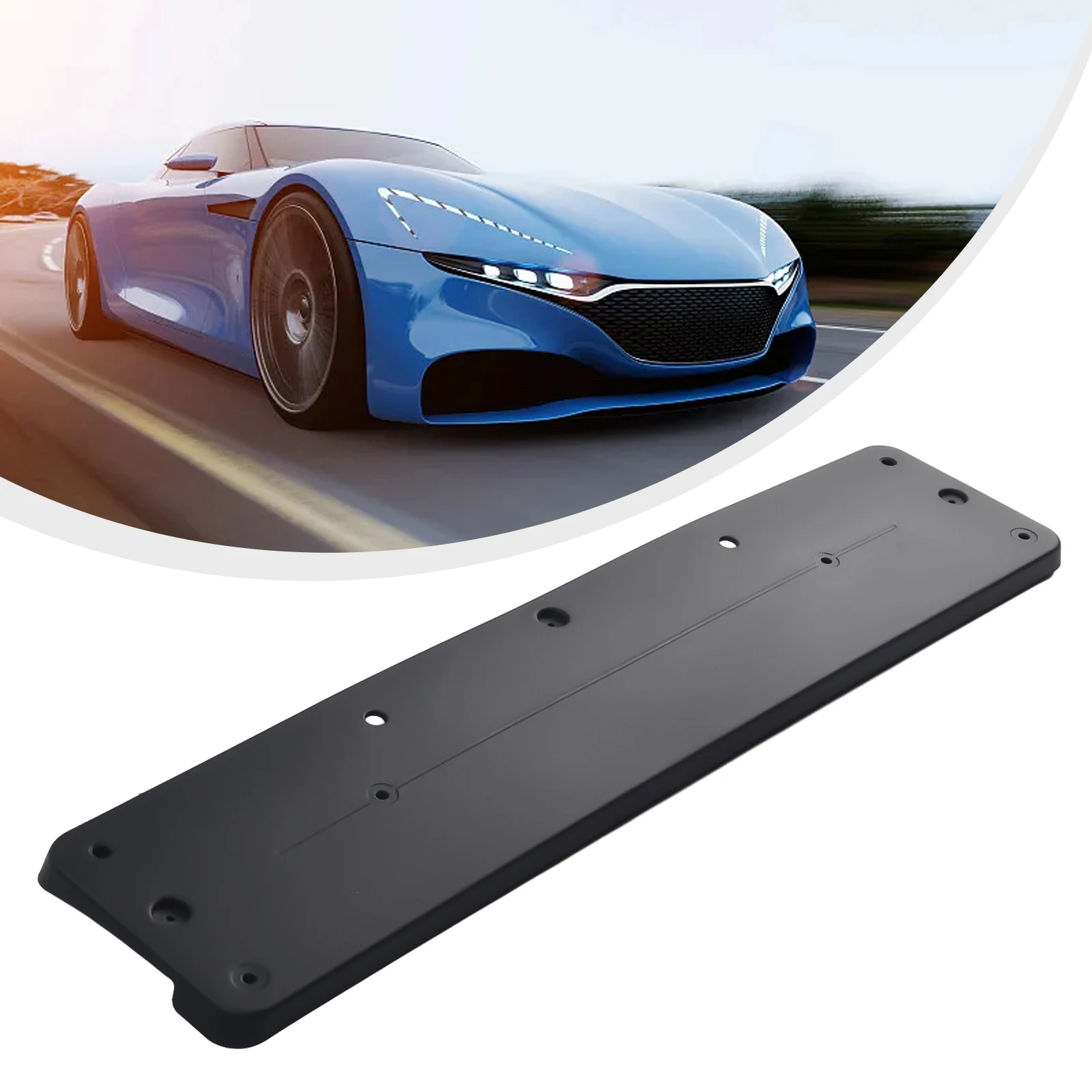 

Black Front Bumper License Plate Bracket Support For Mercedes E-CLASS W212 2009-2016 A2128170078 2128170078