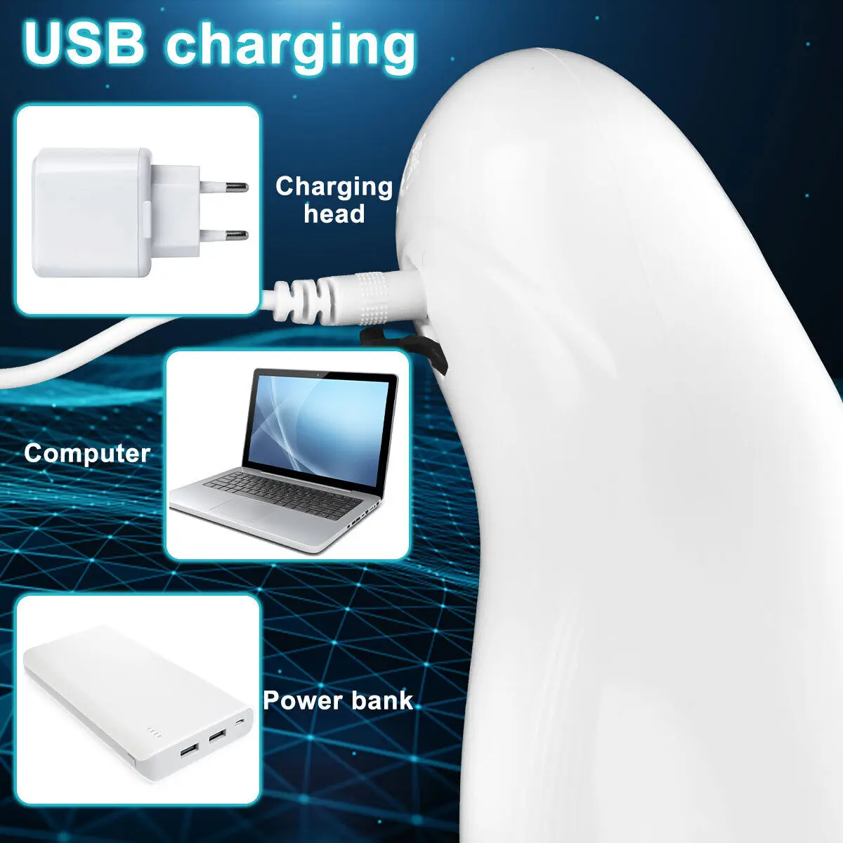 c Rocwickline Masturbatore maschile elettrico a 10 velocità con vibrazione e massaggio vocale, tascabile reale_voghion.com