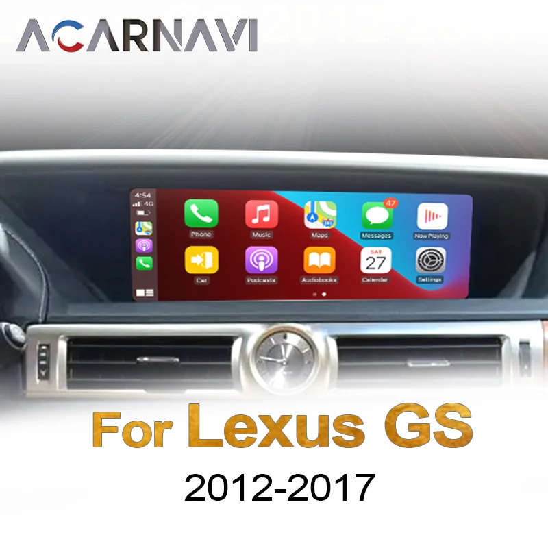 

12.3 Inch Android 11 Carplay Auto Car Radio For Lexus GS450h 2012-2017 years Car DVD Player Auto GPS Navigation