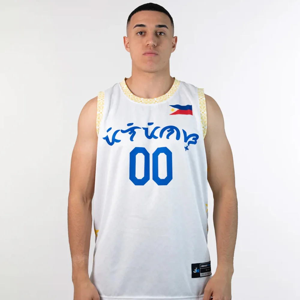 Philippines Custom Basketball Jersey Fashion Casual Sleeveless Hot Selling T-shirt Children's Quick Drying Breathable Sports Top 5