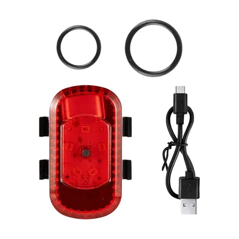 

USB Rechargeable Bike Tail Light Led Bike Headlight Tail Light IPX5 Waterproof Bright Bicycle Rear Cycling Safety Flashlight For