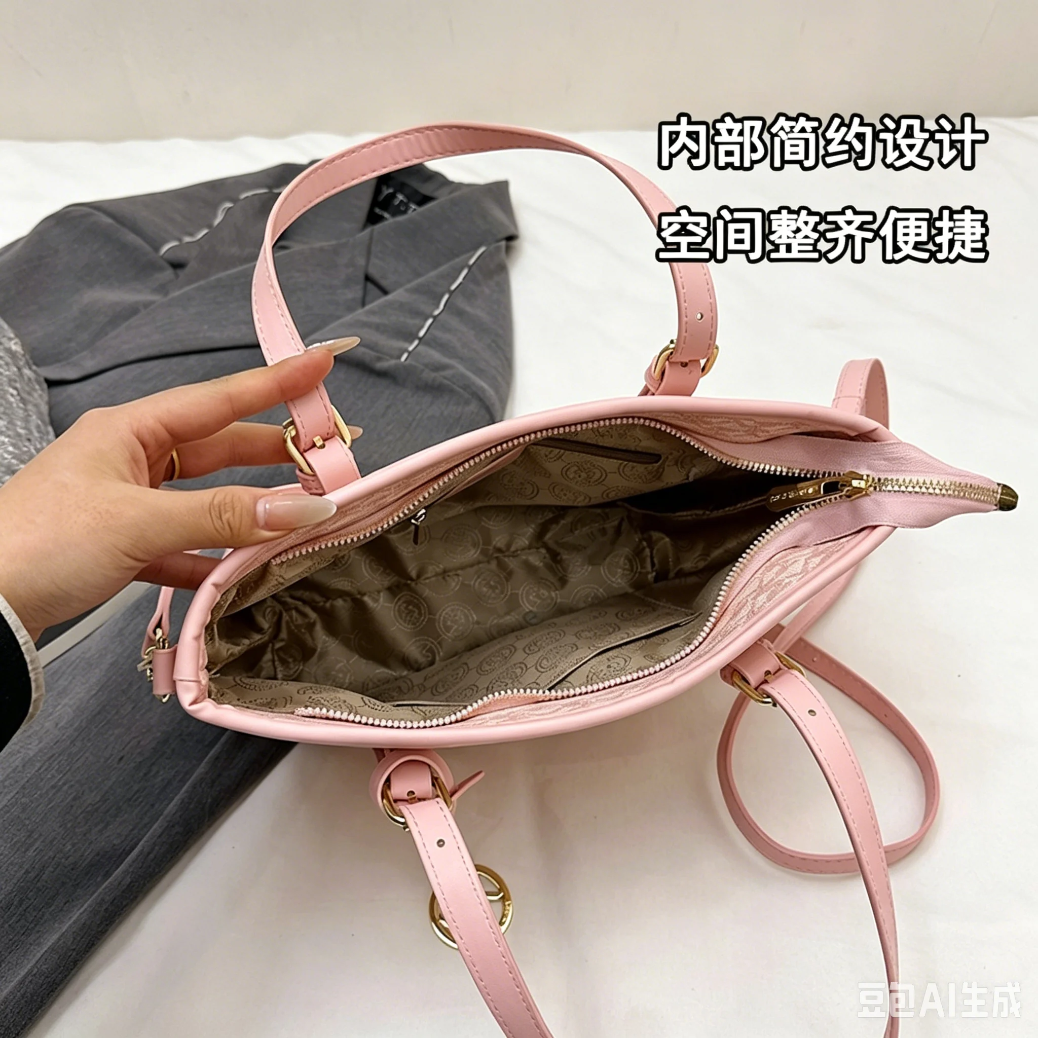 รูปสินค้า กระเป๋าโท้ท Michael Kors แฟชั่นหรู ความจุเยอะ น้ำหนักเบา สายสะพาย