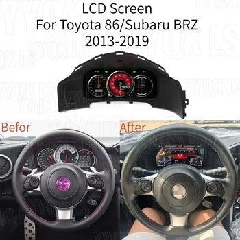 Para Subaru BRZ GT86 2012~2019, Panel de Instrumentos del Tablero del Automóvil, Velocímetro, Pantalla LCD Virtual, Panel de Instrumentos, Cabina de Piloto 1