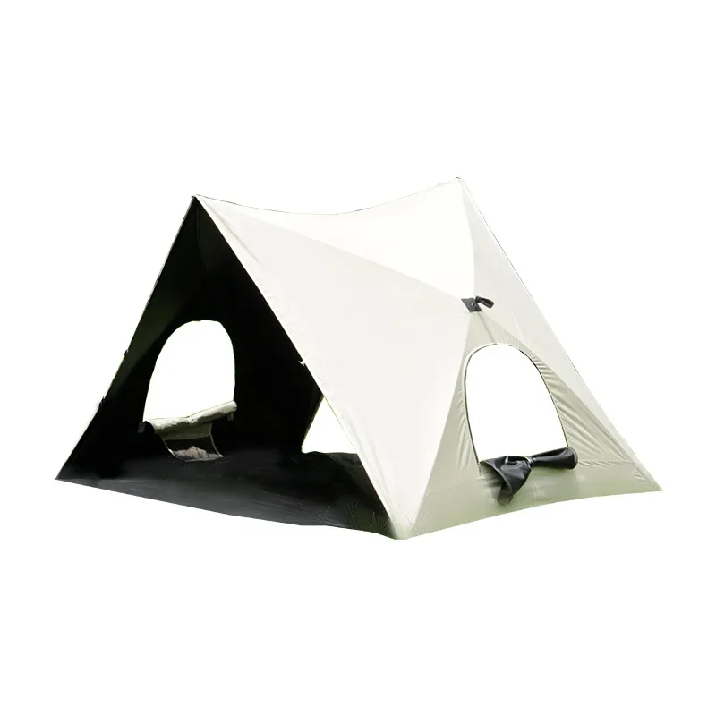 

Automatic Quick-open Beach Tent for Outdoor Camping, Vinyl Sunshade, Sunscreen, Grass Tent