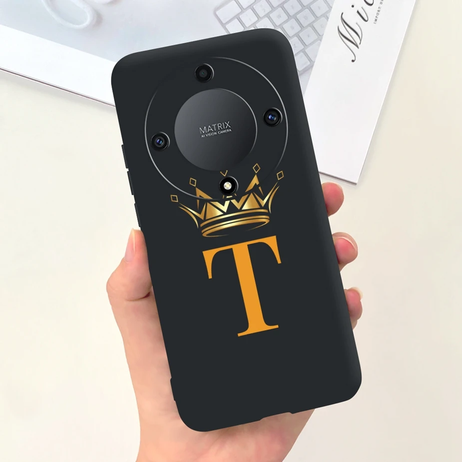 Cute Crown Letters Shockproof Soft Silicone Phone Case Cover