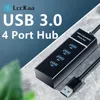 4 Port USB Hub 3.0 USB Splitter Multi USB Hub Extensions Fast Data Transmission OTG Adapter For Computer Xiaomi Macbook Pro Air 1