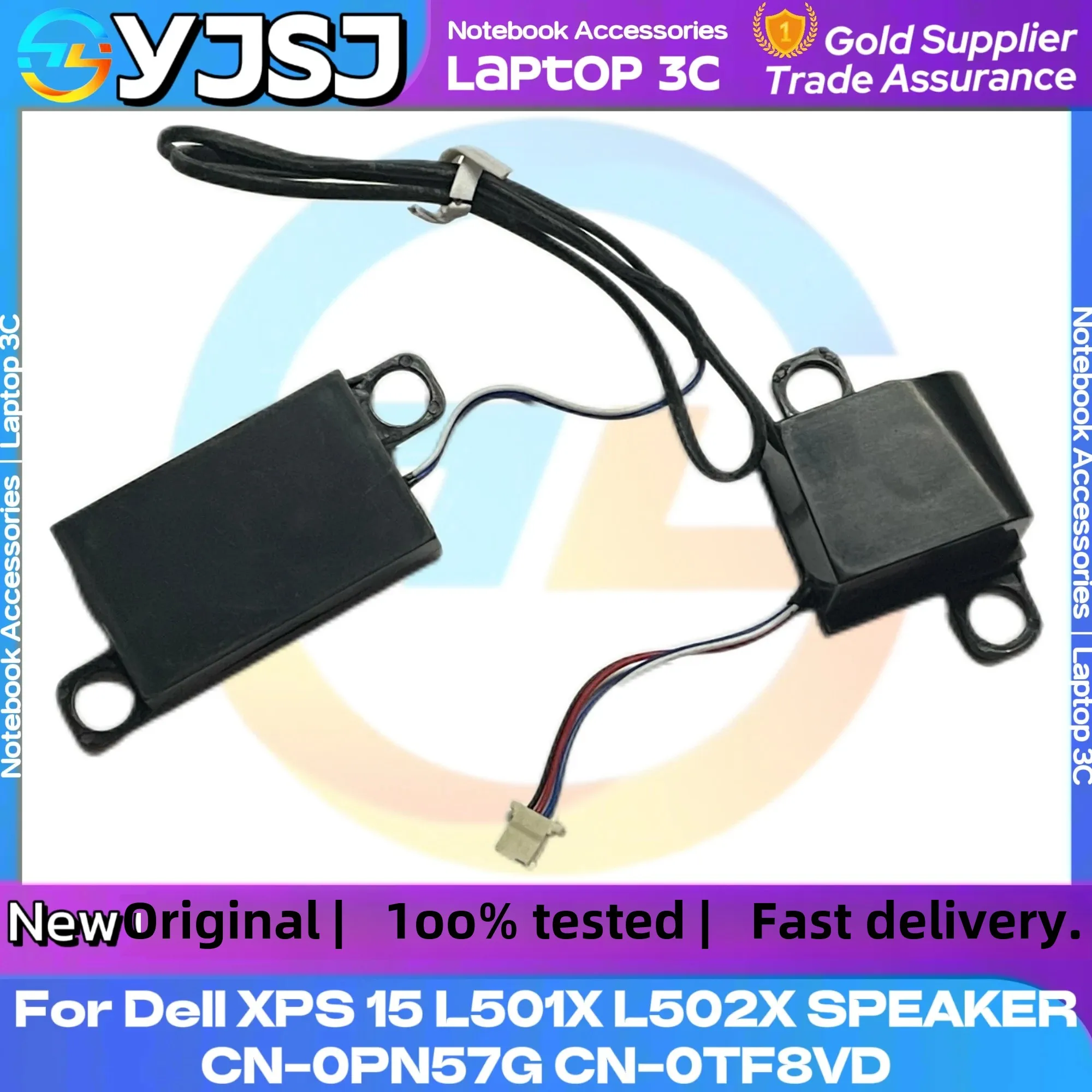 Laptop Speakers for Dell XPS 15 L501X L502X Subwoofer Left and Right Speaker Assembly 0PN57G 0TF8VD Tested