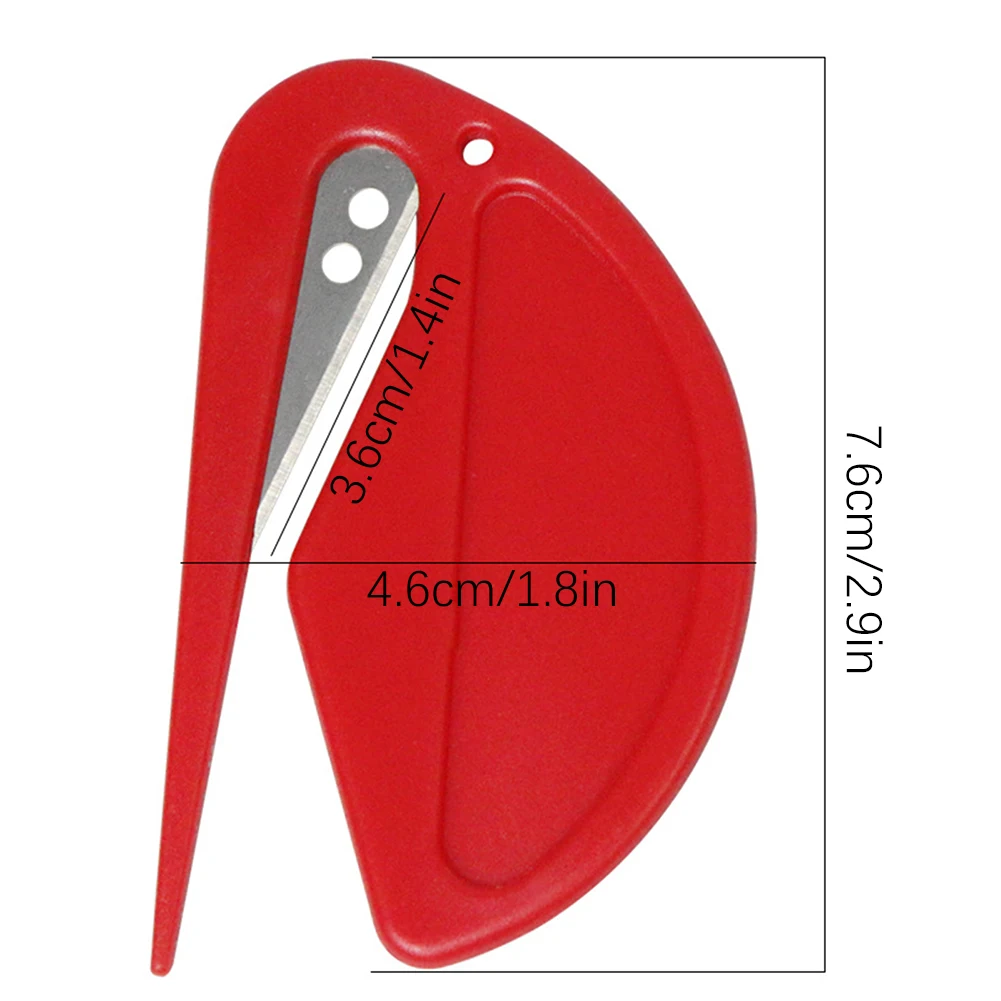 Letter Envelope Cutter Letter Opener Plastic Envelops Slitter With Safety Concealed Razor-Blade/Guiding Tip Mail For Home