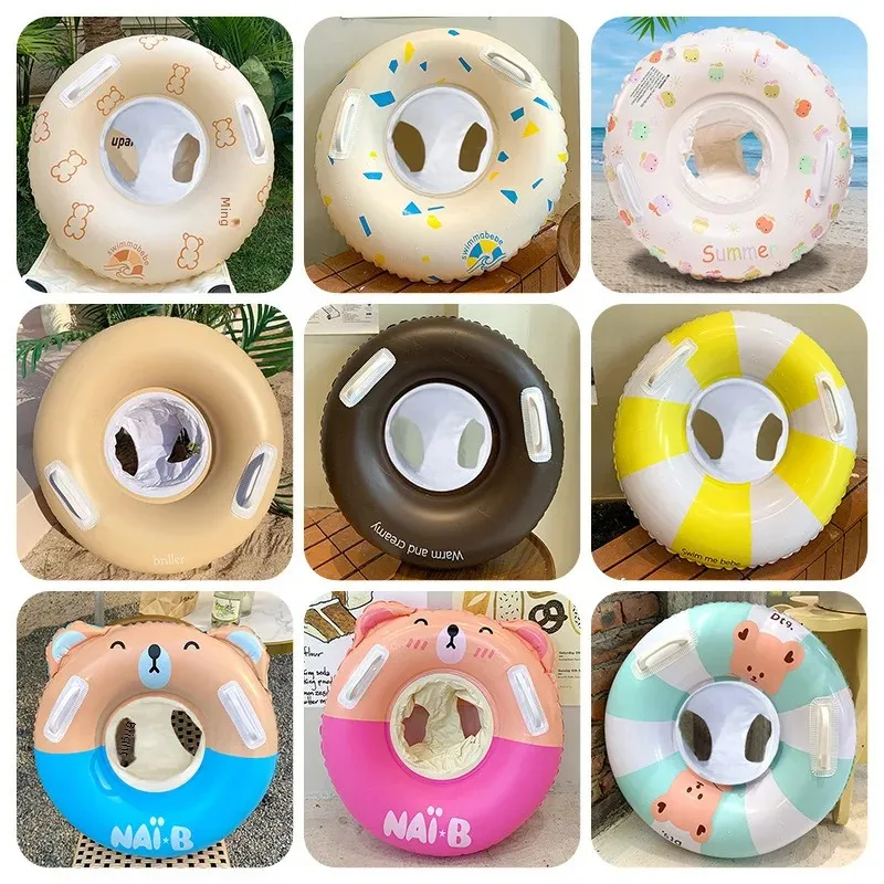 Ins Little Bear Rabbit Printing Baby Lifeline Cartoon With Handle Float Board Floatability Clothing From China