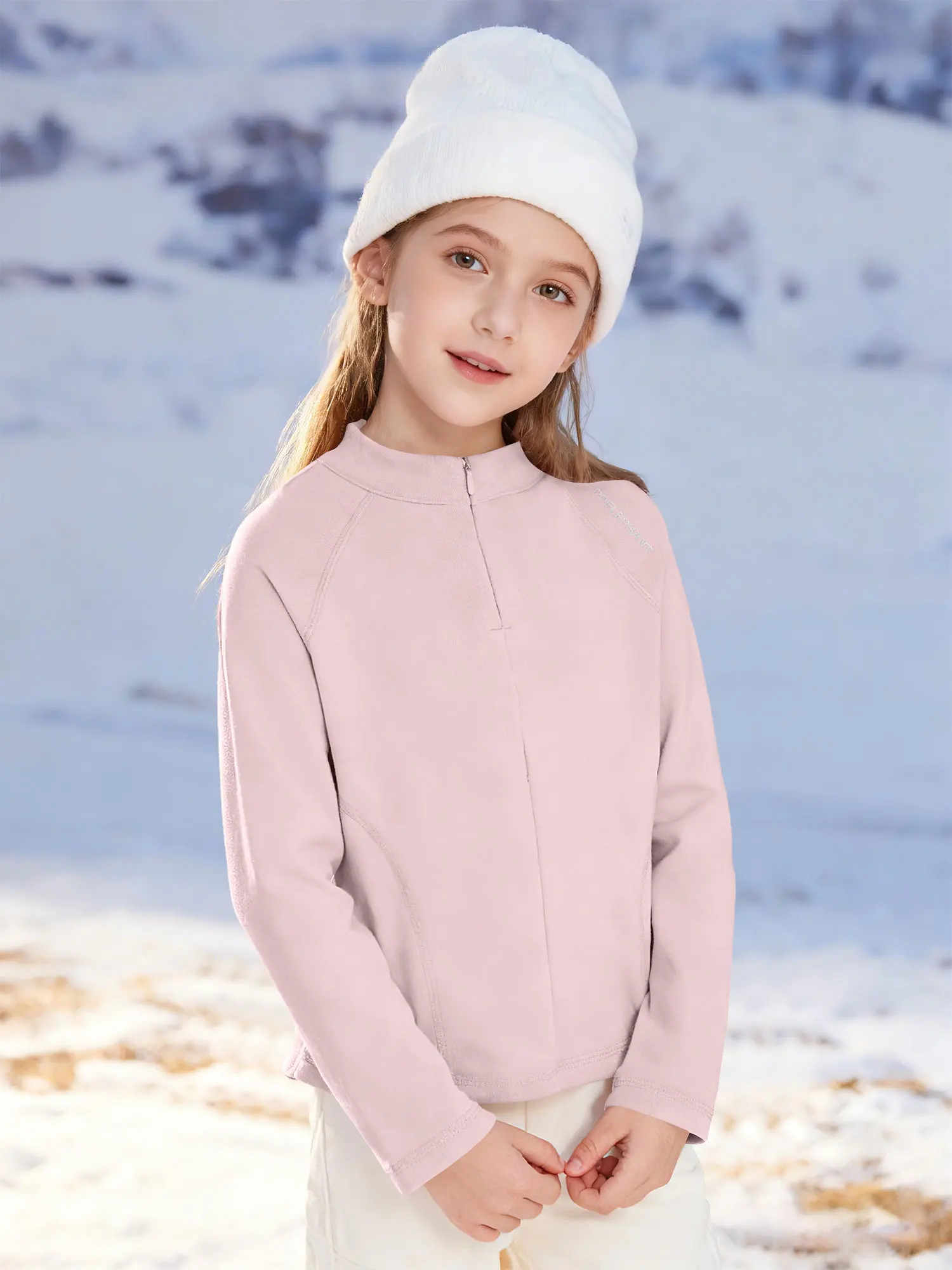 Girls Thermal Tops Kid Pullover Long Sleeve Solid Color T-Shirt Undershirt Base Layer Child Yoga Pilates Workout Running Clothes 9 S542b6781109e46bcb9da96fd43d27959G