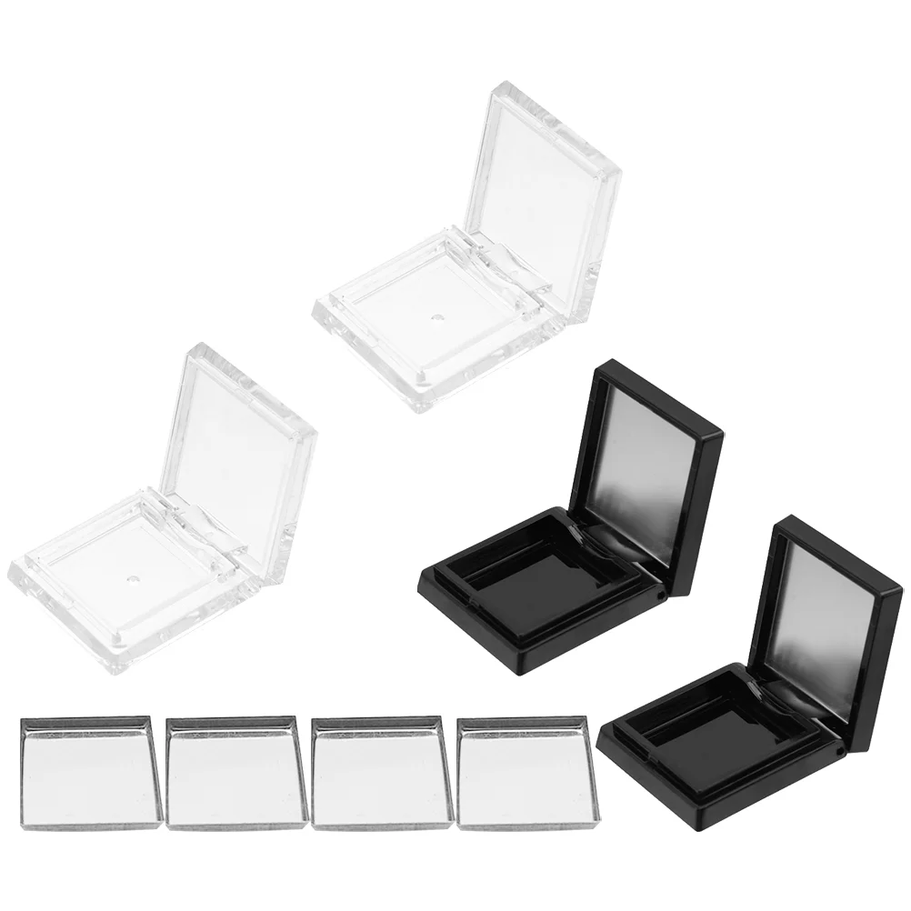 Empty Eye Shadow Box Convenient Cosmetics Sub Package Tray Home Use Eyeshadow Container Highlighterstick Storage Case Plastic