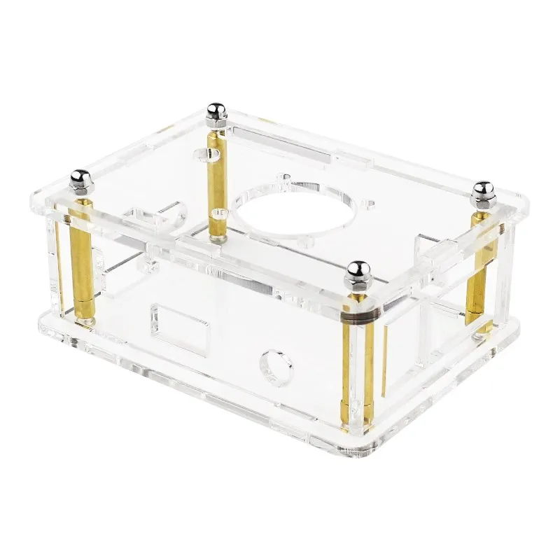 Orange Pi 3 LTS Acrylic Shell Tranparent Enclosure Optional Optional Cooling Fan