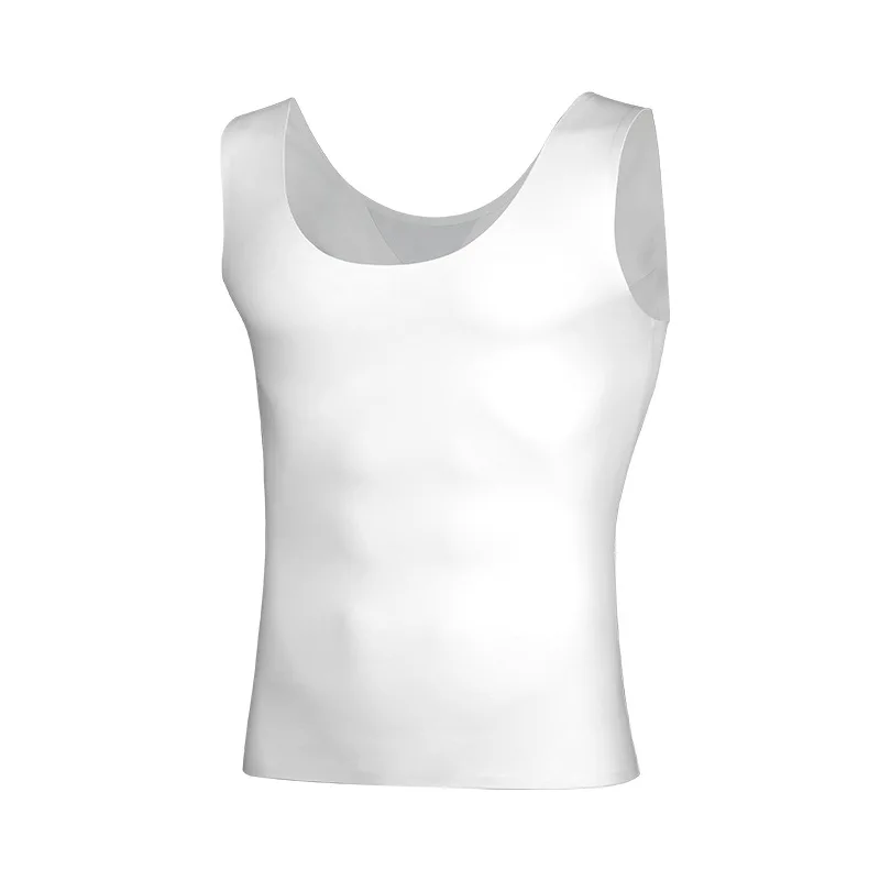 Men Shapers Slimming Waist Body Tops Sleeveless Control Chest Underwear