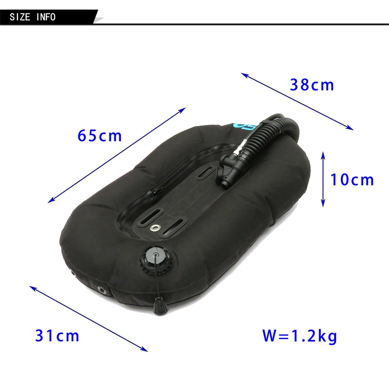 25lbs Heavy Duty Diving Donut Wing Single Tank for Professional Scuba Divers Freediving Spearfishing