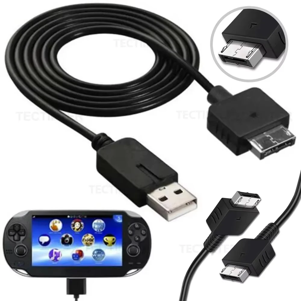 Enhanced USB Charging Cable with Data Transfer for Sony PS Vita Consoles
