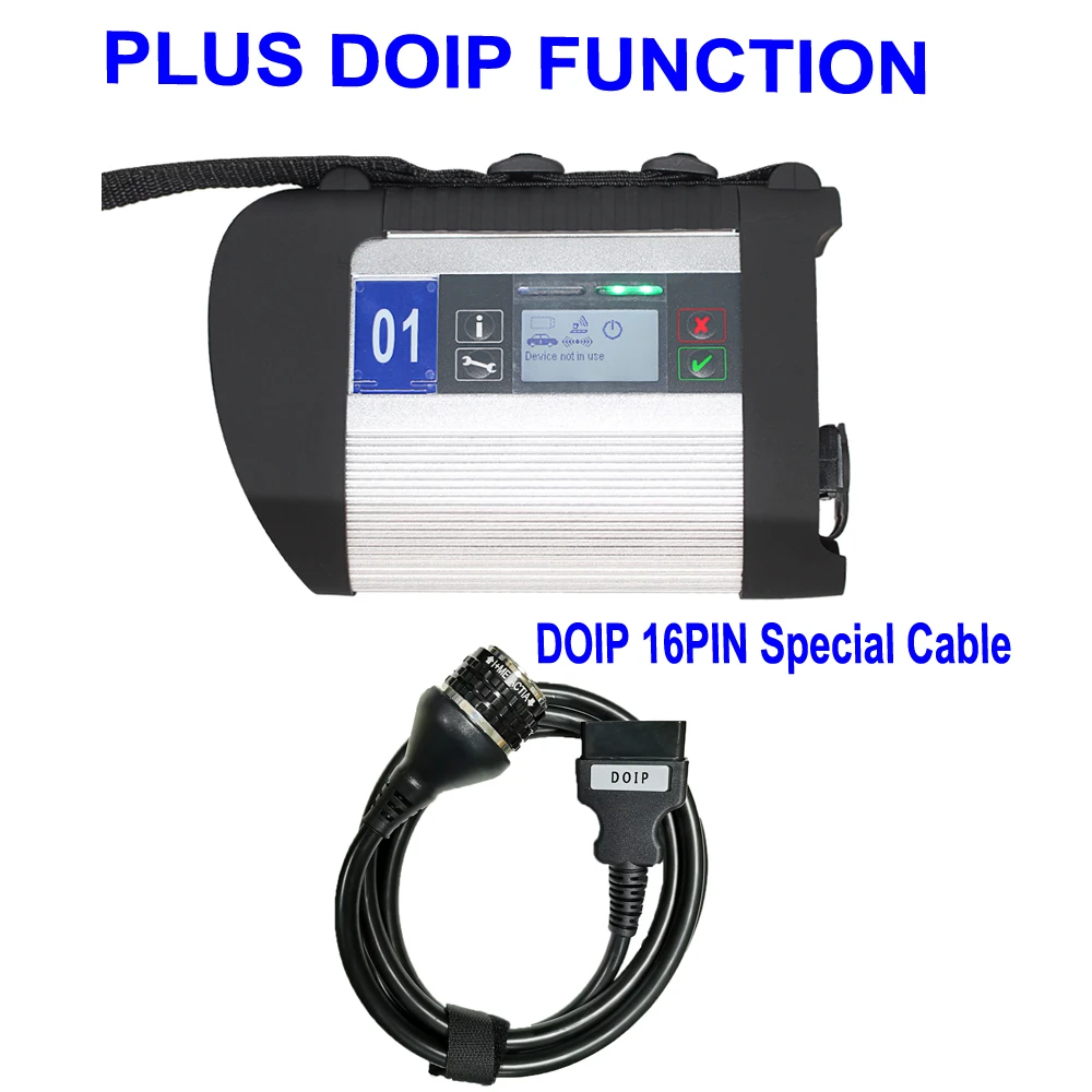 

Best quality MB STAR C4 PLUS DOIP FUNCTION Diagnostic Tool with DOIP Function Only Main Unit and OBD 16PIN DOIP cable