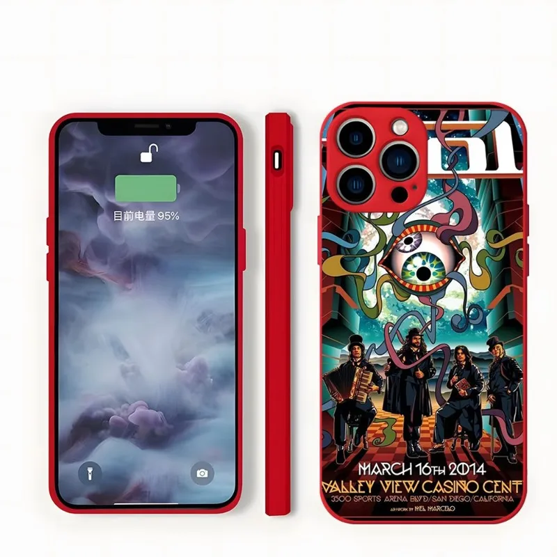 Tool Band Rock Music Custodia Per Telefono Per Apple Iphone 13 Pro Max Mini Xs X Xr 11 12 7 8 6 6S Plus Se 2020 14 Candy Red