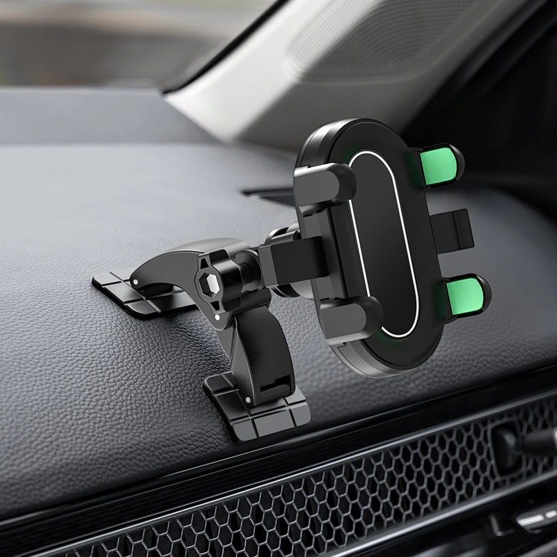 Universal 360° Rotating Dashboard Phone Holder with Self-Adhesive Base